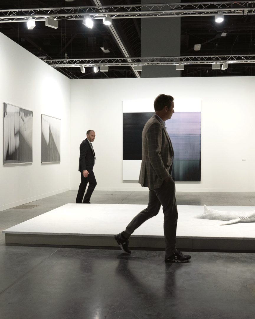 A considered moment in a gallery — restraint as practice