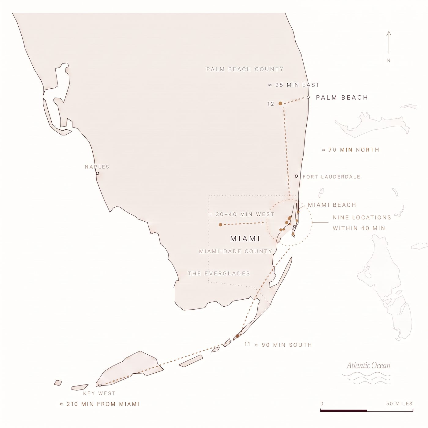 South Florida — Palm Beach County to Key West